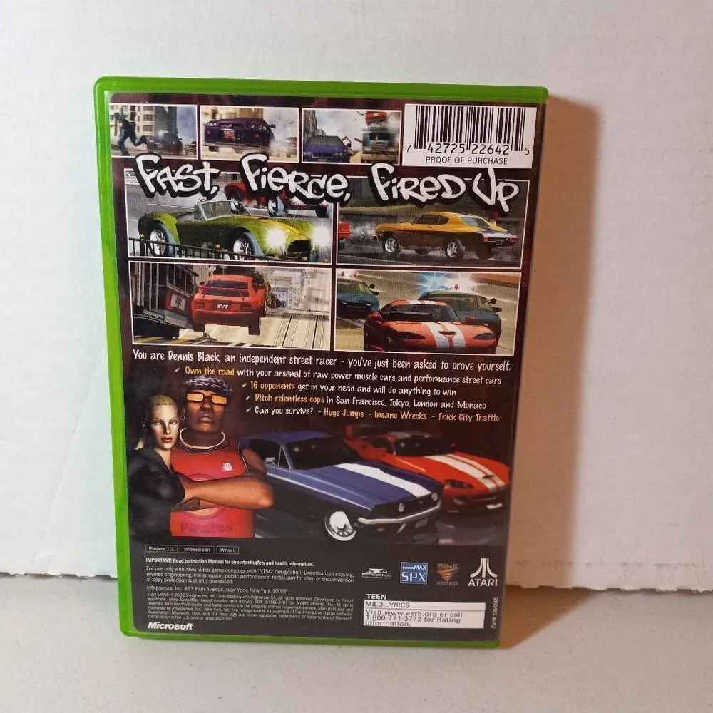 20 GB Backwards compatible XBox Hard-drive & XBox Test Drive Game